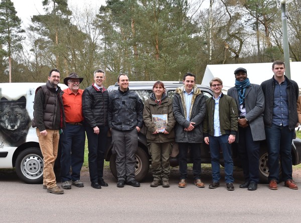 US Generalkonsul, Minister Reinhold Jost im Wolfspark